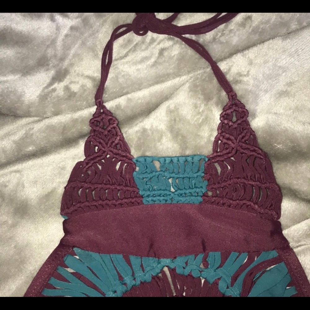 Beach Riot Macrame One Piece - Picture 4 of 4